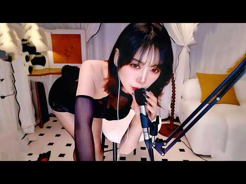 【KU100 ASMR】深夜の極上リラックス音🌙囁き・吐息・耳かきでストレス消滅