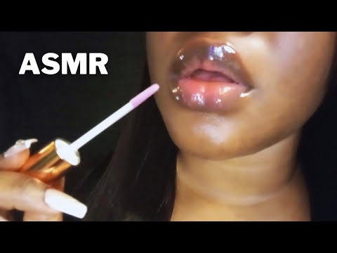 ASMR Lip Gloss Application (Layers of Lip Gloss)