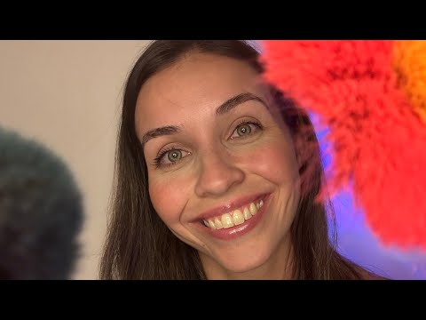 ASMR - STIPPLE STIPPLE | mouth sounds + lens brushing