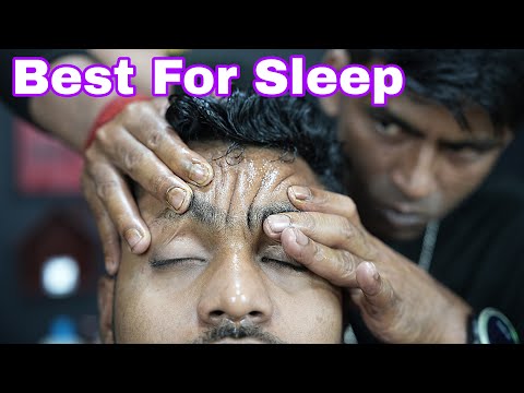 ASMR Forehead Tapping Massage | ASMR Head Scratching Massage | ASMR Ear Massage By Indian Barber