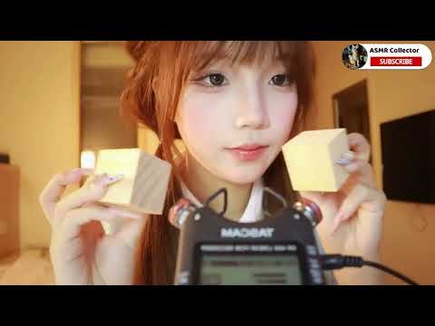 ASMR｜New microphone test, dual-channel ASMR, random item trigger sound.