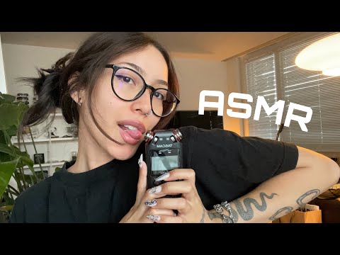 ASMR ☆ tascam biting + hand movements (minimal talking)