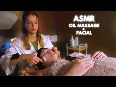 ASMR Spa Day for You 💖 Oil Massage + Facial Treatment (Real Person Roleplay)