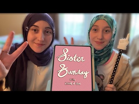 ASMR- Relaxing Back Drawing w/ My Twin!!