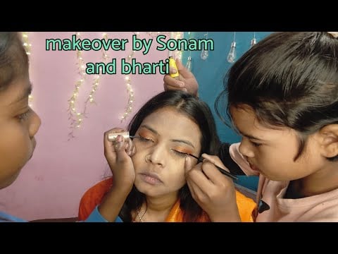 Relaxing Makeup by My Students (Bharti & Sonam) 💄✨ | Funny & Soft ASMR