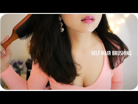 ASMR 초리얼!! 셀프 헤어 브러쉬 &두피마사지 노토킹