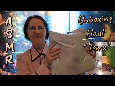Asmr français: Unboxing/Haul "Temu" 🛍🛍