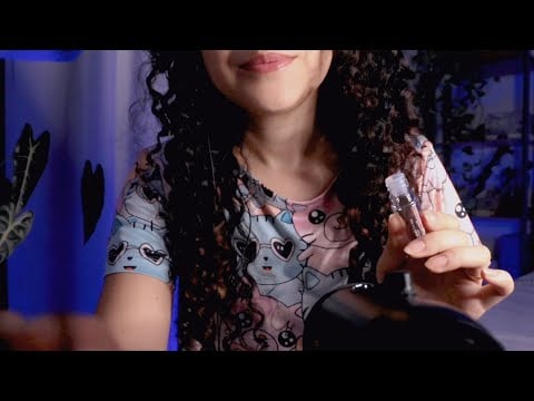 (ASMR) Tirando Mechas de Cabelo do Seu Rosto| Escovando Cabelo |Cuidando de VC antes de dormir💆🏻‍♀️