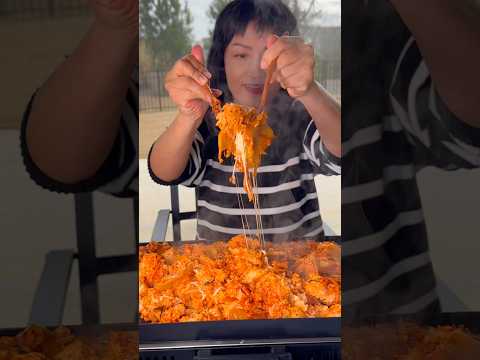 When Asian mom lets you eat only one piece of kimchi… #food #eating #mukbang #cooking #noodles