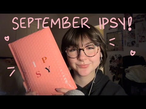 asmr | september ipsy unboxing