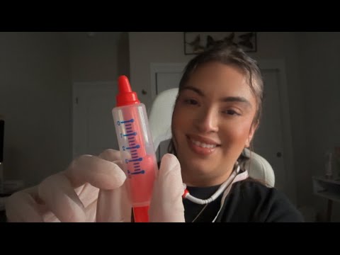 ASMR| You get Botox & Lip fillers 💉 for the first time- (personal attention & camera touching) 