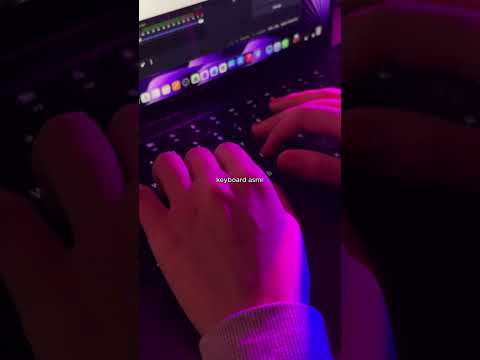 este teclado suena muy cosquilloso 🥱#ASMR #relax #tingles #asmr #keyboard