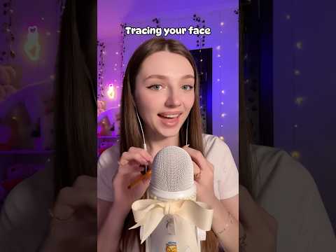 Tracing your face #asmr #asmrsounds #asmrrelax #asmrtingles #asmrwhispers #asmrsleep #relax #tingles