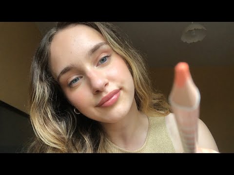 ASMR I Art Student Draws On Your Face Roleplay (personal attention)