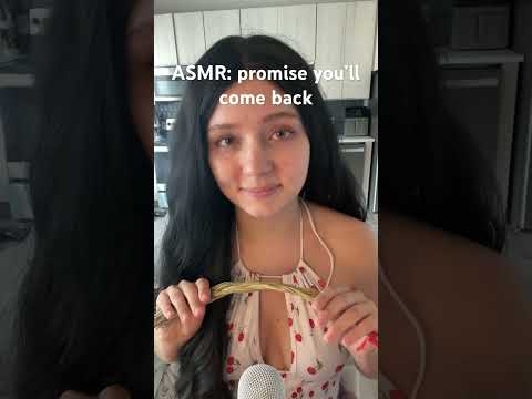 promise you'll come back 🤍#asmr #girlfriendasmr #sleepasmr #comfortaudio #whisper