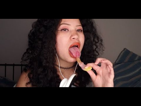 Sour Keys Candy + Ear Cleaning ASMR