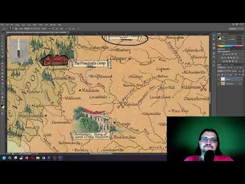 Vintage map of US CAPITAL portraying events and landmarks of the past [ ASMR soft spoken ]