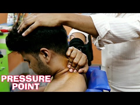Pressure point head & body massage with ear crack | relaxing indian asmr massage
