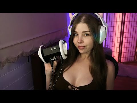 ASMR slurping and ear blowing (no talking)