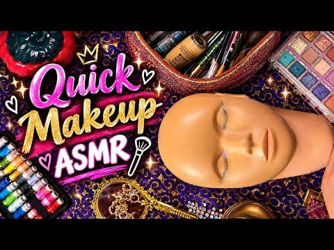 ASMR 💄quick makeup on you 👆as you are my next prop😍 #notalkingasmr #aaasmr