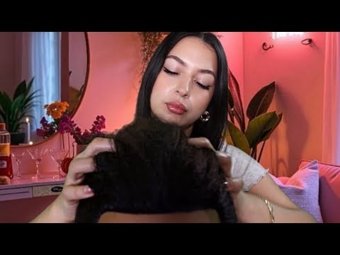 ASMR Sweet Roommate gives you a Scalp massage (headache relief) 🫶🏼