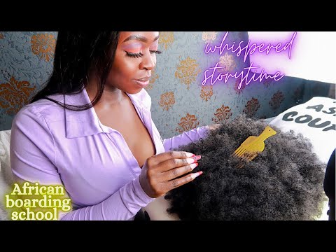 {ASMR} Tingly Hairplay & Scalp NITPICKING YOU | whispered storytime | Cc: full video on Malaika Asmr