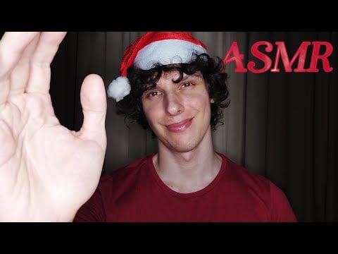 ASMR santa gives you a face massage