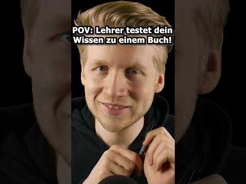 ASMR - POV: Lehrer testet dein Wissen zu einem Buch! #Shorts #asmr #roleplay #DeutscheASMR