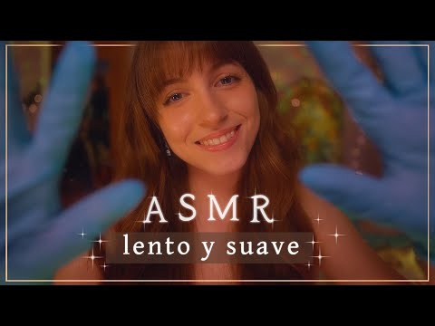 ASMR lento y suave • Visuales Relajantes para dormir (guantes, manos, crema...)🍂