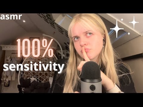 asmr | triggers at 100% sensitivity!!