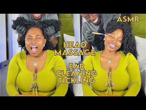 ASMR💫 Aggressive Head , Neck ,Back , shoulder and Ear Massage for Deep Sleep and Relaxation Tonight