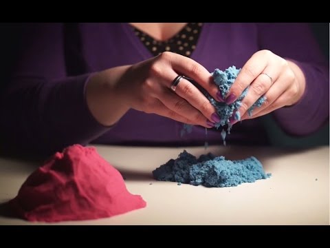 Binaural ASMR/Whisper. Kinetic Sand Mixing