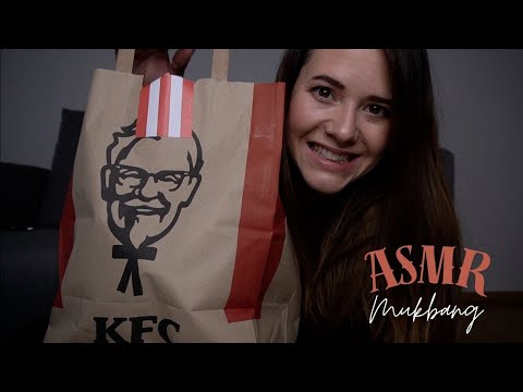 ASMR Mein erstes Mal KFC ✨ ASMR Mukbang mit Crunchy Eating Sounds in German/Deutsch