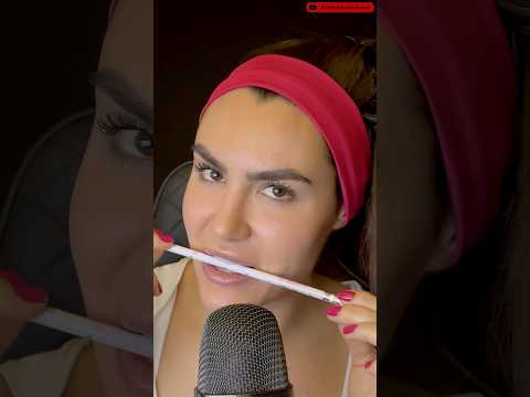 Pencil noms and nibbling 😛 #asmr #relax #shorts