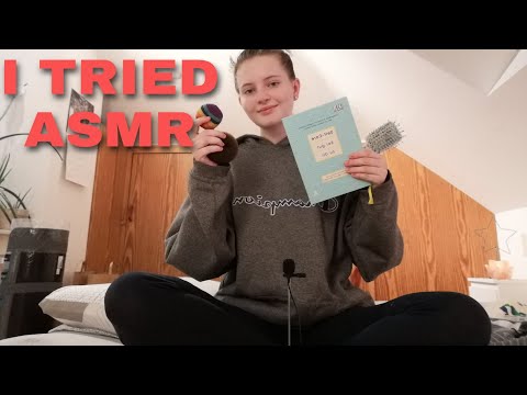 MY FIRST ASMR VIDEO