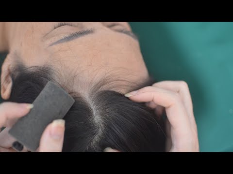 ASMR Sound Of Head Scratch, Aggressive Scratching, Hair Parting On Real Person For Relaxation