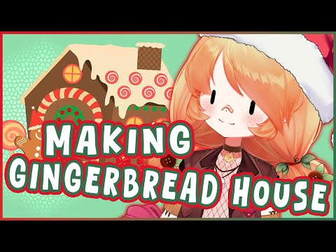 [Making A Gingerbread House] A ginger making gingerbread 🧡【VAllure】