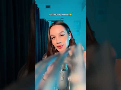 ASMR NEGATIVE ENERGY REMOVING ✂️😴💤 #asmr #asmrvideo #asmrsounds #tingles #sleep