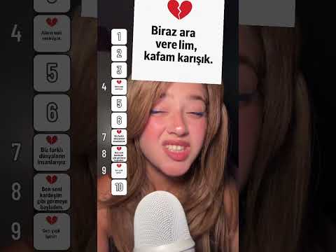 Ayrılık sözü sıralaması #asmr #mouthwhisper #keşfet #triggersforsleep #sıralama