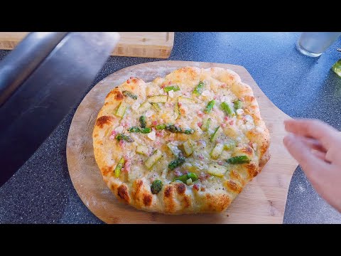 Decadent French Mustard Gruyere Cheese Pizza !