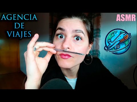 ASMR - Agencia de VIAJES ANTIPÁTICA te da la mejor OFERTA ✈️ | ASMR ESPAÑOL ROLEPLAY