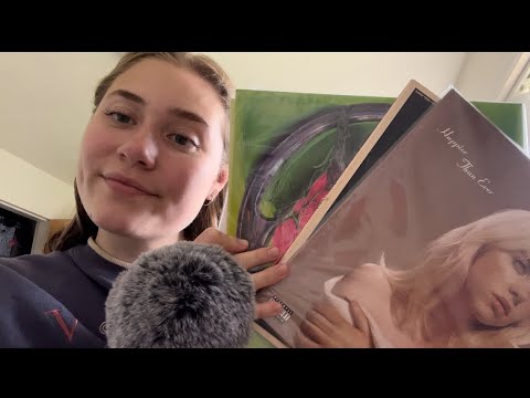 ASMR showing you my vinyl records