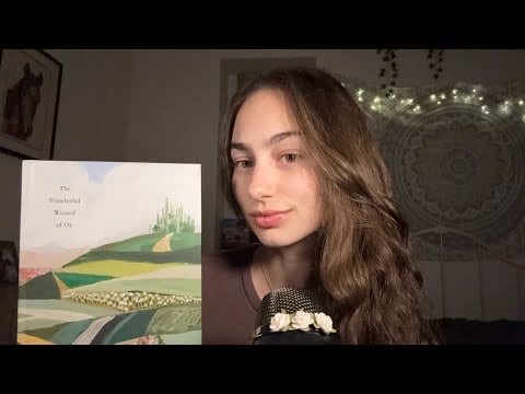 reading you to sleep 🌙 | the wonderful wizard of oz ASMR (soft whispers, cozy bedtime) 