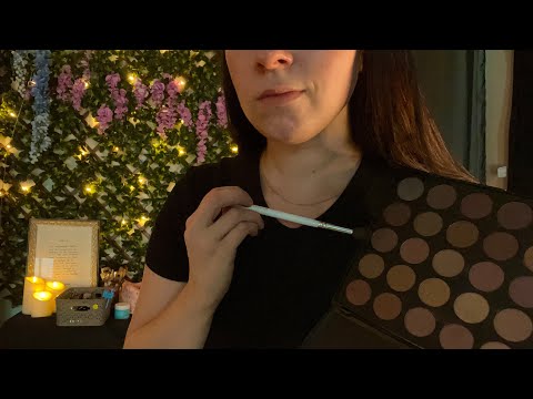 ASMR Doing Your Makeup for the Harvest Ball | 1 Hour, Realistic Sounds, Rummaging| Series Pt 4