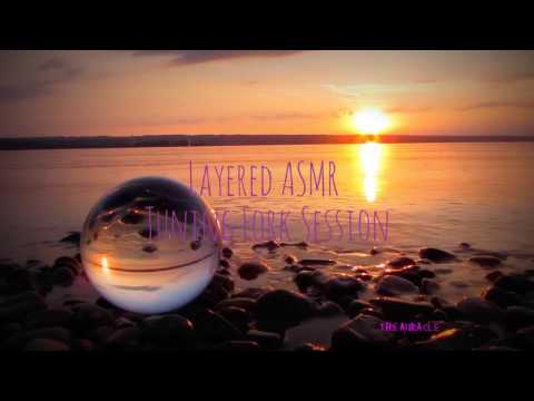 [ASMR] ★  Layered Tuning Fork session (Study, sleep or just Relax) ★ [Binaural] [no talking]