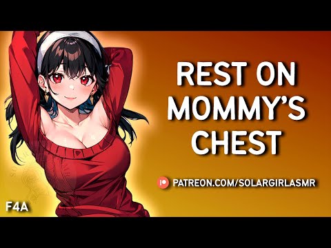 Mommy Girlfriend Cuddles and Kisses You | Chest Pillow | Comfort Sleep Aid | ASMR Soft Dom GF RP F4A