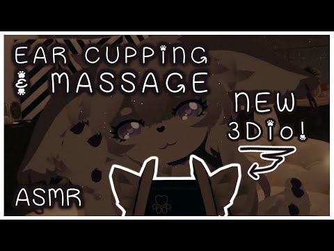 3Dio Ear Cupping | Lotion Ear Massage [VR ASMR] (No Talking) Binaural