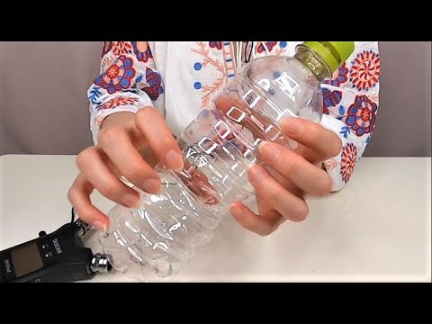 【ASMR】ペットボトルをネイルタッピングする音/nail tapping/爪/高速/ゆっくり/睡眠/無言/no talking