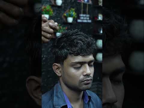 Old School Champi Massage And Ear Massage With Neck Cracking #shorts