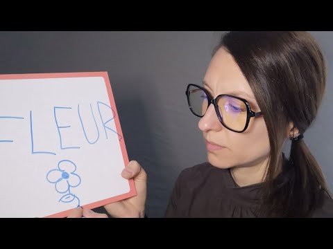 ASMR Relaxing French Teacher #3 (from Quebec) 🤓 Professeure de Français québécois